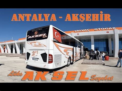Antalya akşehir otobüs bileti